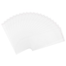 50 Pack Acid-Free Crystal Clear Sleeves 11.8x4.7 Inch Resealable Photo Sleeves