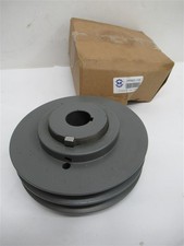 B B 2VP65X1-1/8, Variable Pitch V-Belt Pulley 1-1/8" Bore, 2 Groove, 6.5" O.D