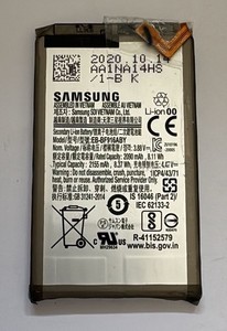 Original Samsung Galaxy Z Fold2 5G SM-F916B Akku 2155mAh Batterie EB-BF916ABY
