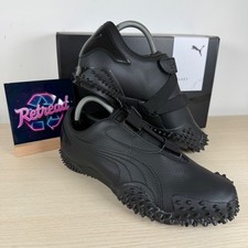 Scarpe da ginnastica Puma uomo Mostro tutte in pelle nera, nuove, con scatola completa, taglia 9/10/11