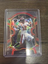 2020 Panini Select - Concourse Tom Brady #1 Red Prizm Die-Cut