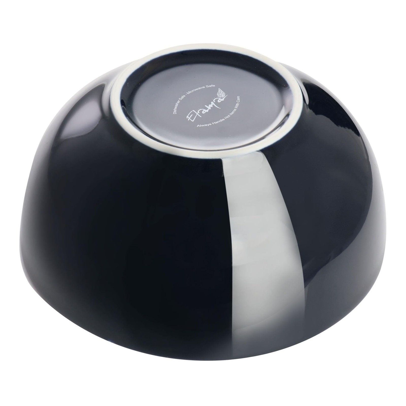 Luna 18 Piece Porcelain Dinnerware Set (Dark Blue), Service for 6