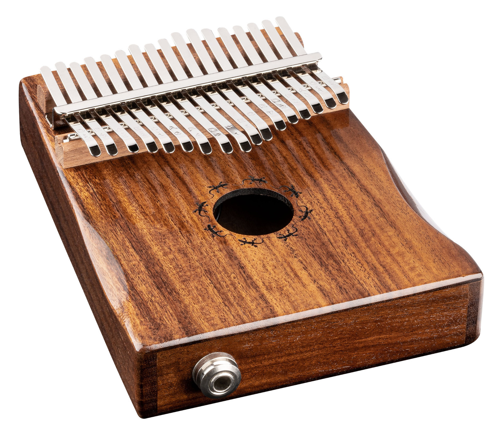 Ortega OKB1E Lizard Kalimba C-Mur Akazie Tonabnehmer 17 Zungen Hammer Zubehr 12490₽