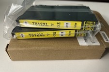 812XL Ink Cartridges for Epson WorkForce Pro - 2x YELLOW