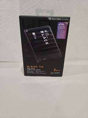 Western Digital WD Black P10 5TB External Game Hard Drive Brand New Sealed!!!!!!