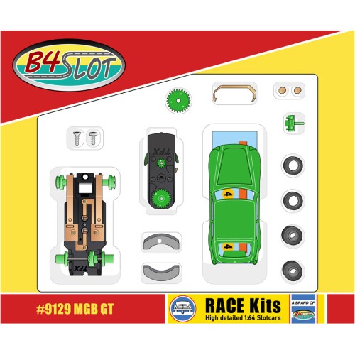 RACE Kits 1/64 MGB GT l'esprit du Mans miniature pour votre vitrine