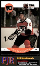 Kjell Samuelsson 1990-91 Pro Set #222 Philadelphia Flyers