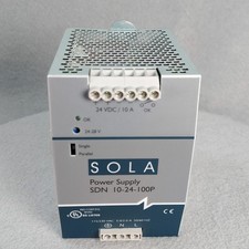 Emerson Sola SDN 10-24-100P Power Supply 115/230 VAC 5/2A 50/60HZ 24 VDC/10A