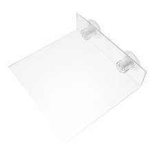 Lightweight Acrylic Suction Cup Bird Perch Platform for Parrots and Small Birds