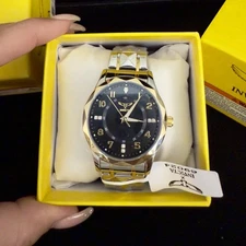 INVICTA Specialty Men's 41mm Quartz Watch Gold & Steel (69024)41mm- NEW IN BOX