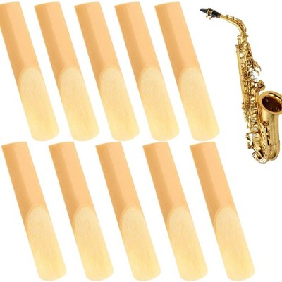Altsaxophon-Blätter Stärke 2.0 mit 10 Stück, natürlich, digital gefertigt