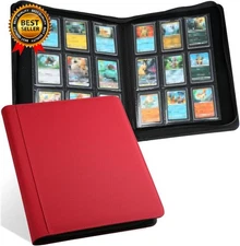 Toploader Binder, Holds 324 Toploaders, 9 Pocket Top Loader Binders