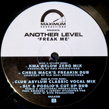 ANOTHER LEVEL - FREAK ME - 12" VINYL RECORD - 90S 2000S UK GARAGE HOUSE UKG DJ