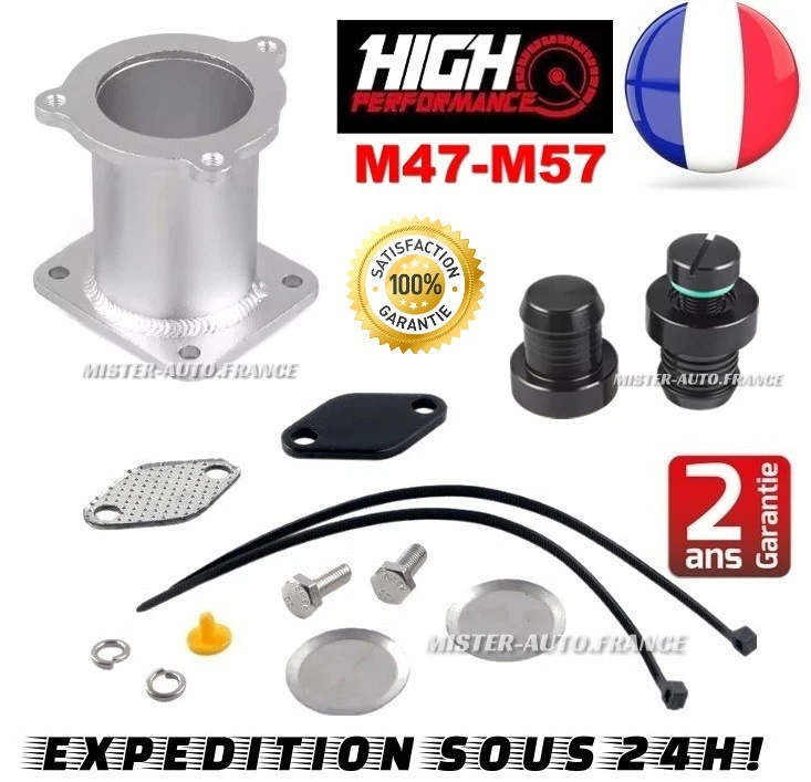 KIT SUPPRESSION VANNE EGR POUR BMW E87 E60 E61 E65 E90 E91 X3 X5 X6 M47N2 M57N2 - Photo 2/4