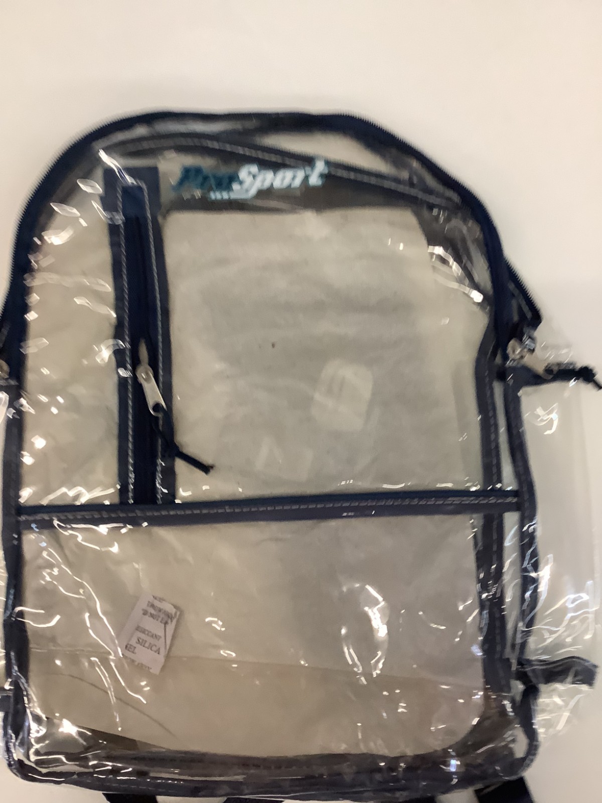 Prosport Blue  Backpack In Clear Medley