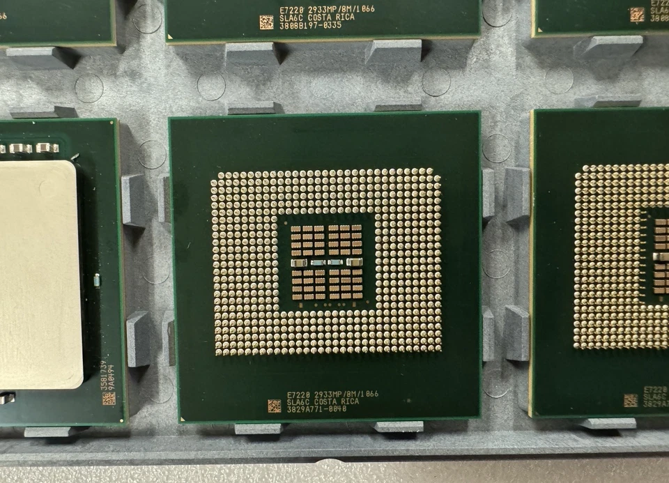 Intel Vintage Xeon E7220 CPU 2.93GHz 1066MHZ Socket 604 FCPGA6 Dual-Core SLA6C - Image 3 of 3