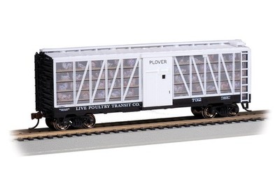 Bachmann 15906 HO Live Poultry Transit Co. Poultry Transport Car #732