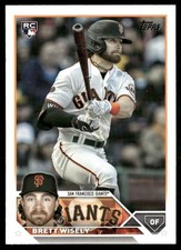 Brett Wisely Rookie 2023 Topps Update San Francisco Giants #US174