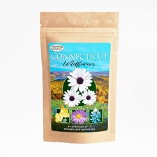 Created By Nature Connecticut Wildflower Seed Mix, 15 Flower Varieties, 50,00...