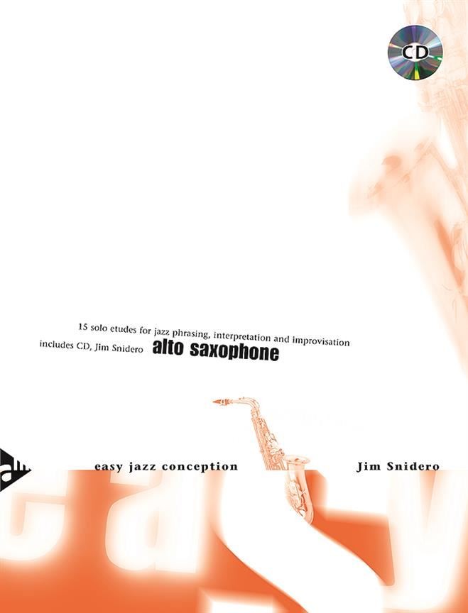 Easy Jazz Conception Alto Saxophone Textbook alto saxophone (easy - intermediate
