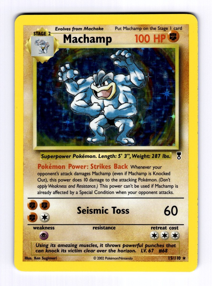Machamp Legendary Collection #015 (2002) Holo NM Pokemon | eBay
