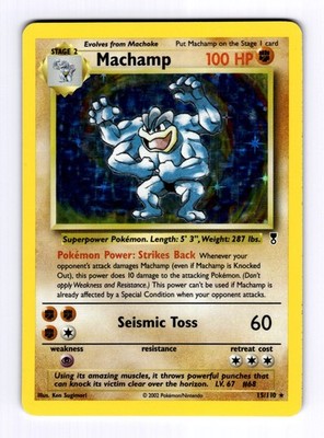 Machamp Legendary Collection #015 (2002) Holo NM Pokemon | eBay