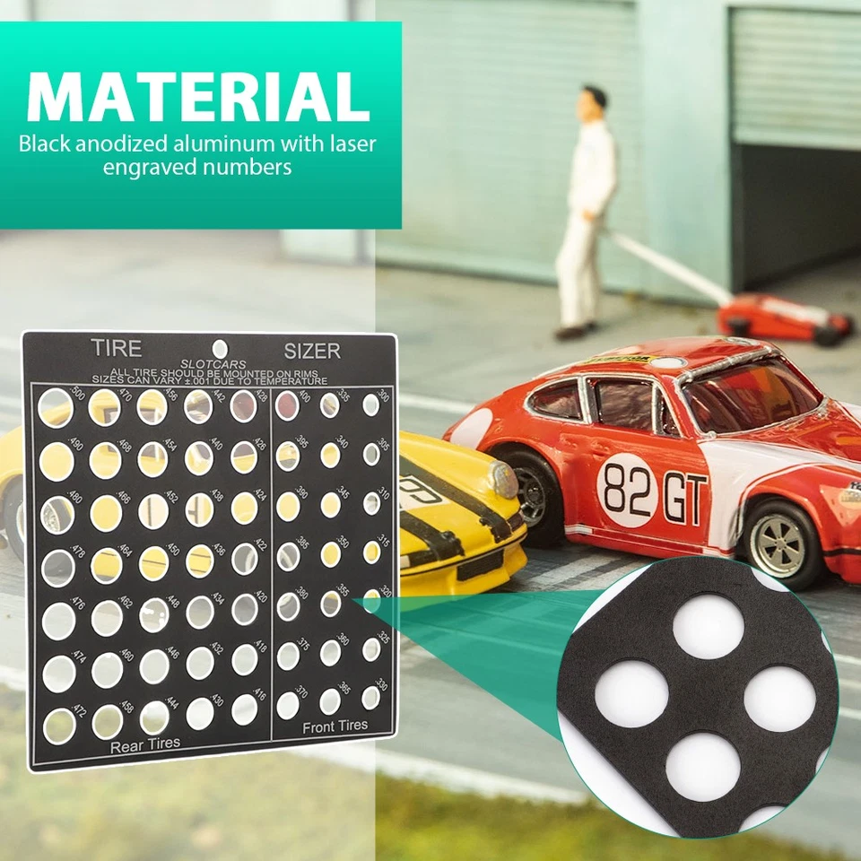 For AMG HO Slot Car Tools Full-Size Tire Gauge 0.300" to 0.500" Tire Measurement - Image 4 of 4