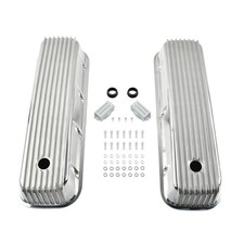 Aluminum Polished Tall Valve Covers For Big Block Chevy Bbc 396 427 454 502 V8 Aluminum Polished Tall Valve Covers For Big Block Chevy Bbc 396 427 454 502 V8