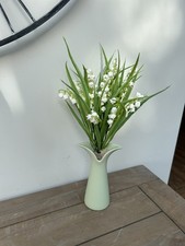 White Lily of the Valley Faux  Silk Luxury Flower Arrangement 