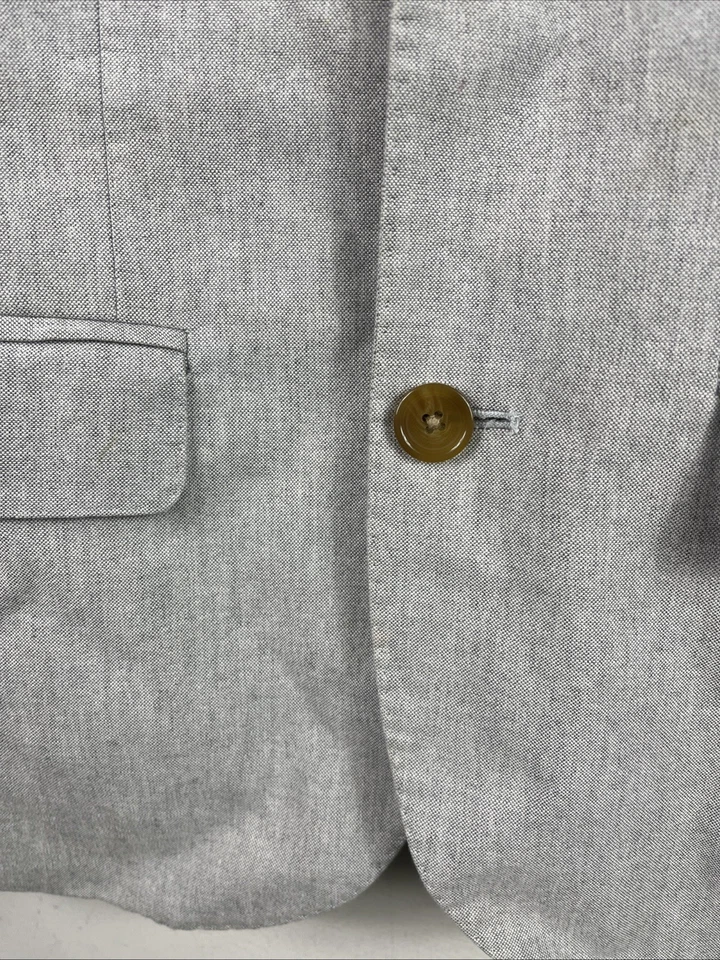 Chaqueta de traje gris J.Crew Crewcuts para niño Ludlow talla 10 71765 $168 Foto 3 de 4