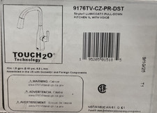 Delta 9176TV-CZ-PR-DST Touch2O Kitchen Faucet- Lumicoat Champagne Bronze READ