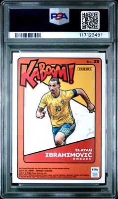 2024-25 Panini Donruss Fifa - Kaboom Zlatan Ibrahimovic #25 for