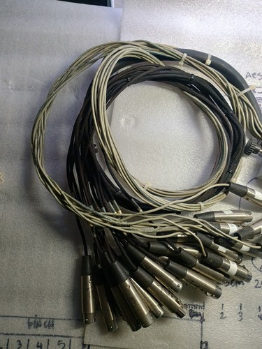 Mogami xlr snake 24 channel Switch- Craft multi mic Cable 72 Pin Edac 8 Feet - Picture 2 of 15