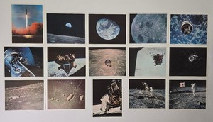 Vintage 15 Photo Set 8x10s of NASA Apollo Mission 8 9 10 11 moon landing space