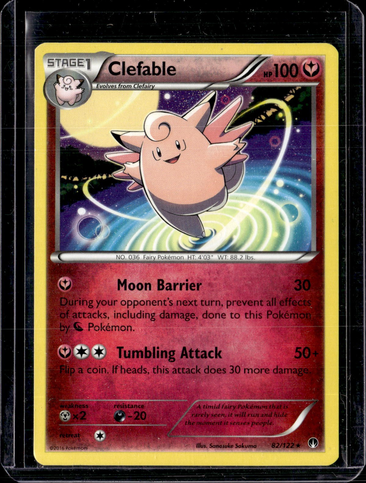 XY - BREAKpoint #82/122 Clefable