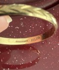 Milor Signed 14k Yellow Gold Diamond-cut Chevron Italy Ring Size 10 — photo 6