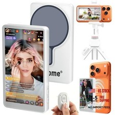 Magnetic Selfie Monitor Screen for iPhone Android,No Delay,Built-in