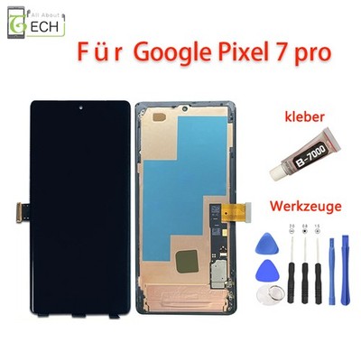 Für Google Pixel 7 Pro (OLED) LCD Display mit Rahmen Touchscreen Bildschirm