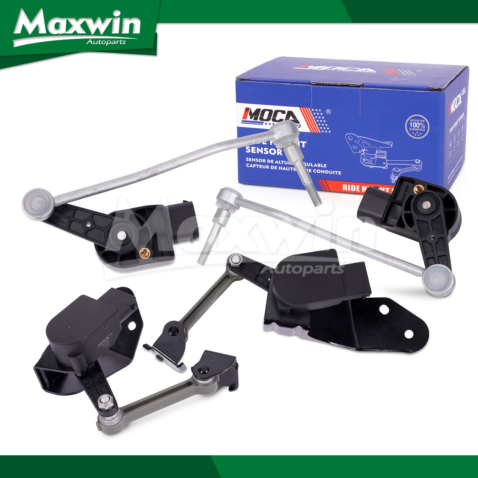 4x Front & Rear Height Level Sensor Fit Audi A8 Quattro S8 Bentley Continental