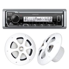Kenwood PKG-MR3321BT Receiver Package  6-1/2" Marine Speaker
