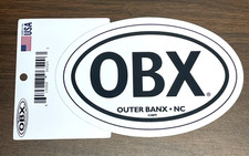 OBX Outer Banks North Carolina 6in Sticker Decal Made in USA