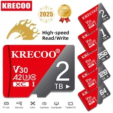 High Speed KRECOO Memory Card 1tb 2tb Micro Sd Card Class 10 Xc Tf Card Adapter
