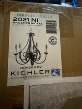 Kichler Dover II 2021NI 5-Light Chandelier Brushed Nickel