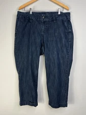Jag Jeans Women Cropped High Rise Jeans Cuffed 16W