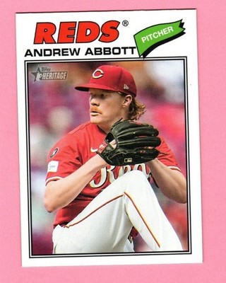 2026 Topps Heritage Andrew Abbott #31 Cincinnati Reds