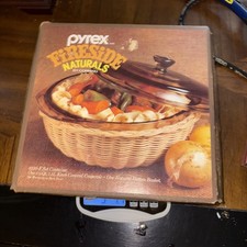 Vintage Pyrex Fireside Naturals 1.5 Qt Glass ...