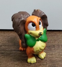 Disney Minnie Mouse Brown Puppy Dog Fifi The Peke Toy 1.5  Figure Z1