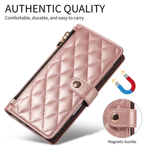 Luxury Zip Wallet Stand Phone Cover for Honor 400 Lite 400 300 200 X6C X8C X6B - Picture 9 of 20