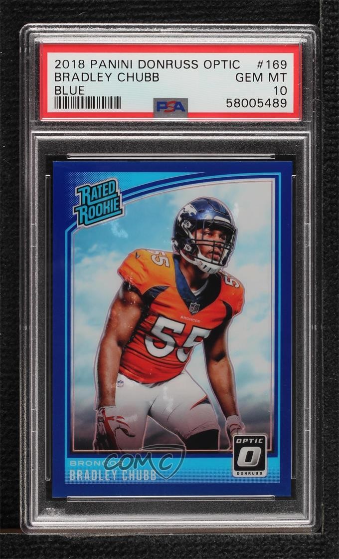 Bradley Chubb Panini Donruss Optic #169 Blue