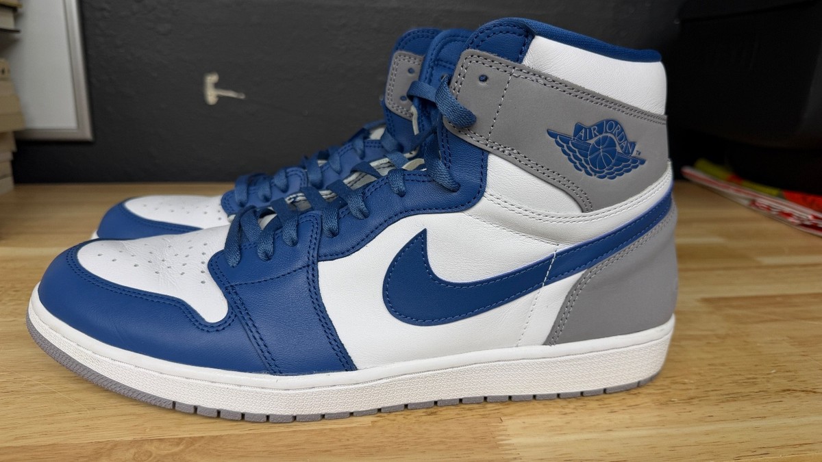Size 16 - Jordan 1 Retro OG High True Blue | eBay